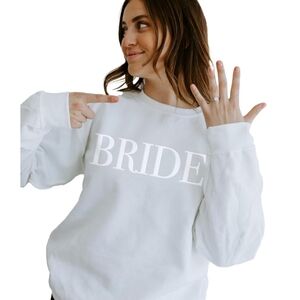 White 'Bride' Sweatshirt